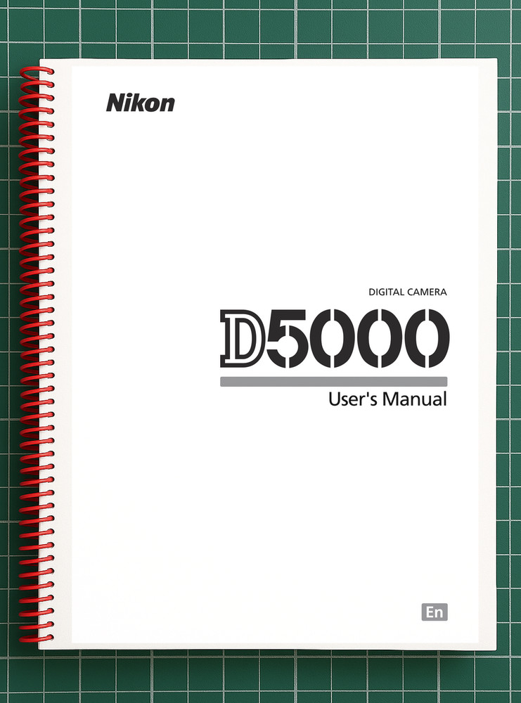 Nikon D5000 — User Manual Owners Guide Reference — 253 Pages — USA Made