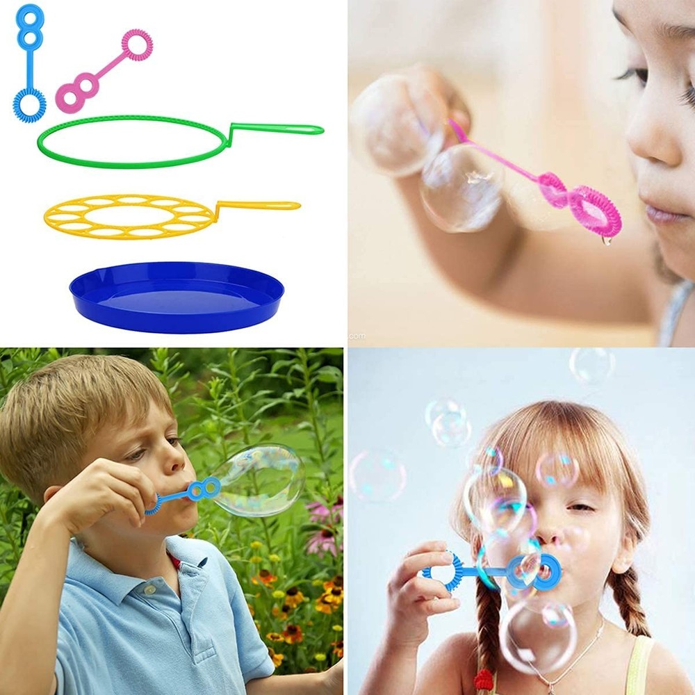 B bangcool Big Bubble Wands Set: Large Maker, Medium to Large, Blue