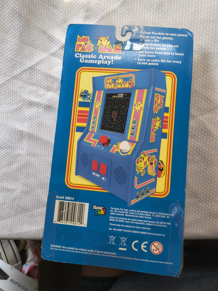 ms pacman mini arcade