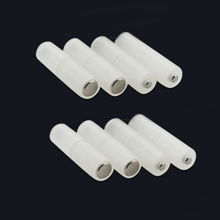 8 x AAA To AA Size Battery Conversion Adapter Switcher Converter Holder Case PP