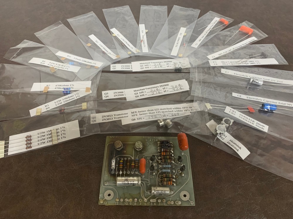 Altec 9475A Preamp Rebuild Kit