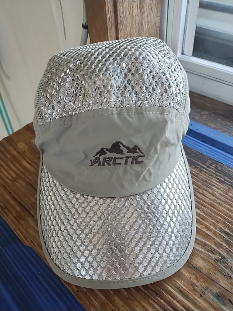 Arctic Hat Tan Adjustable Evaporative Cooling Cap UV Protection Women's Running