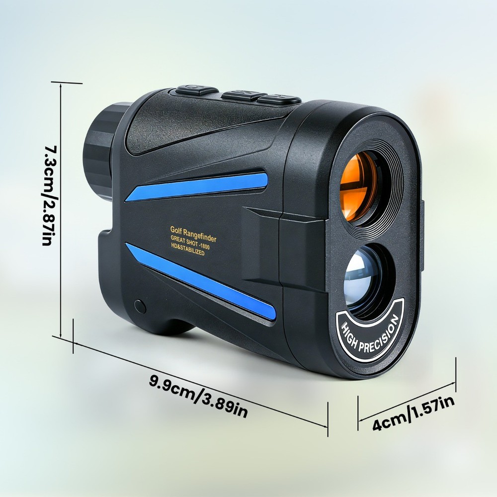 Laser Golf Rangefinder 6X Magnification 1200yd Range Slope Function for Golfing
