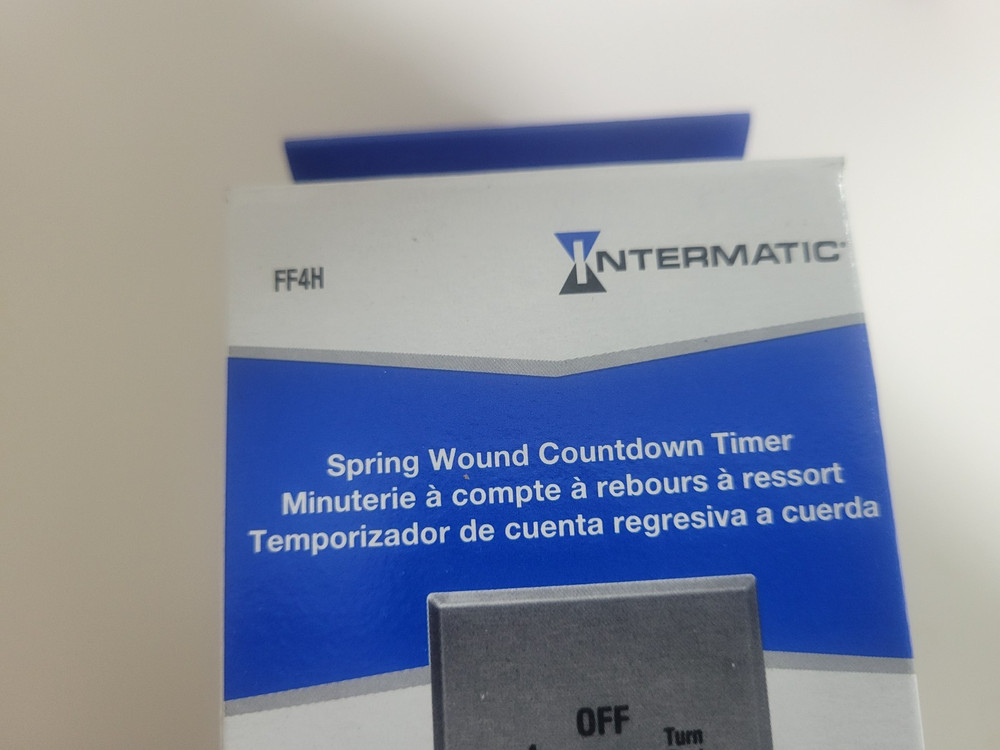 Intermatic Ff4h Timer,Spring Wound 4 Hr Spst Silver new
