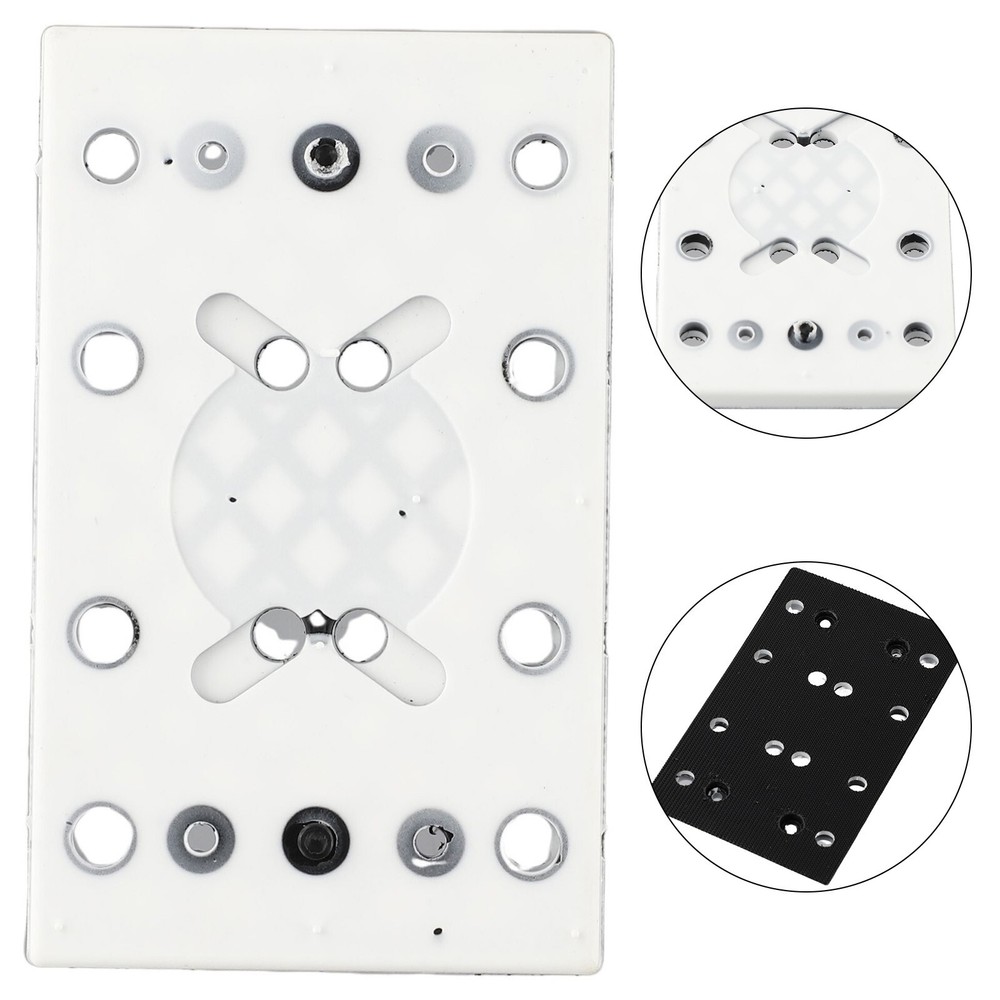 12-hole Sanding Pad Support Plate For-Festool RTS 400 REQ Replacement-Pad