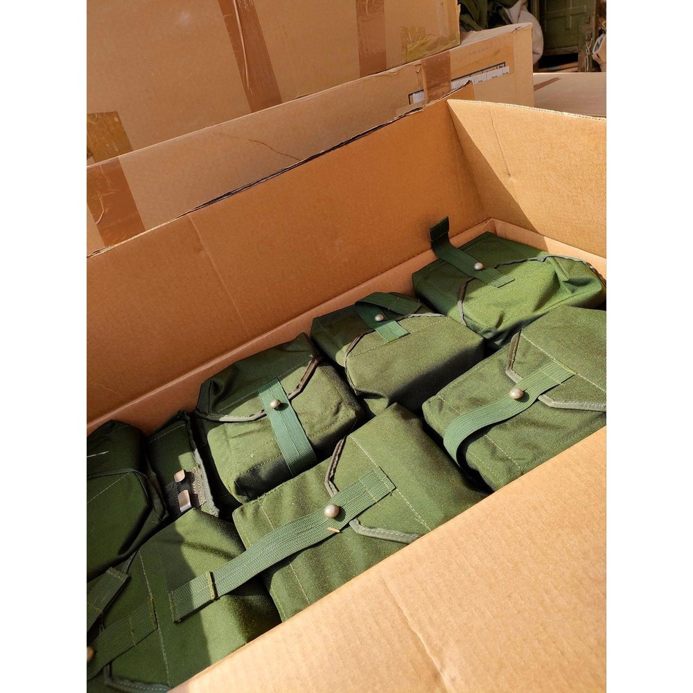 Swedish Military LK35 Webbing Pouch with Coupling System