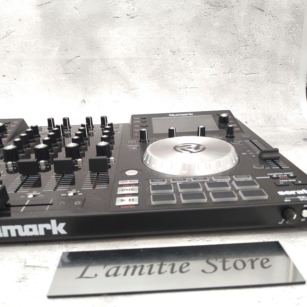 Numark NV 4-Deck Dual-Display USB DJ Controller Used Tested