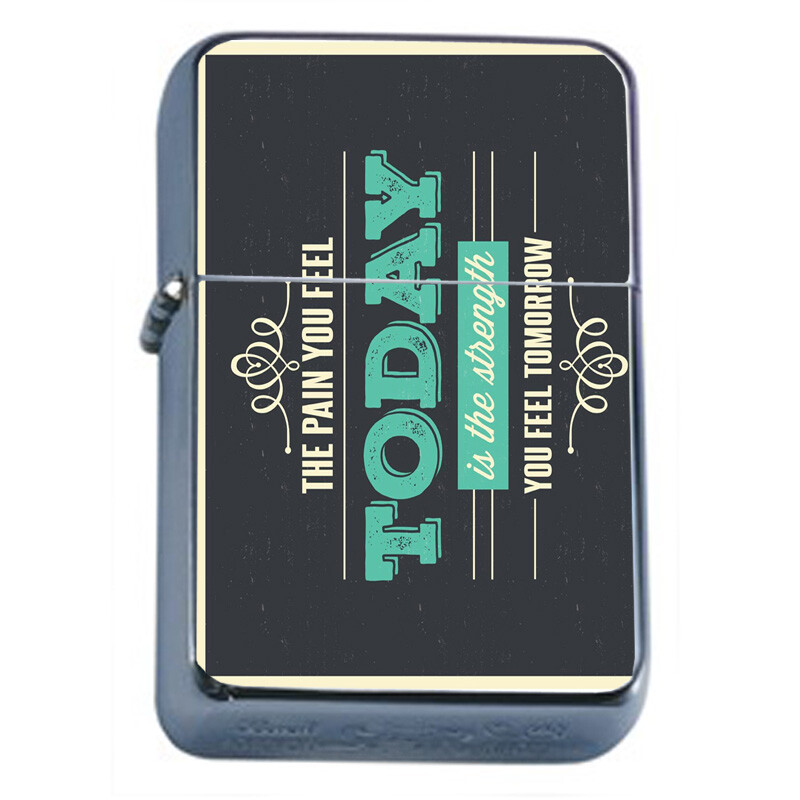 Strength Em1 Flip Top Oil Lighter Windproof