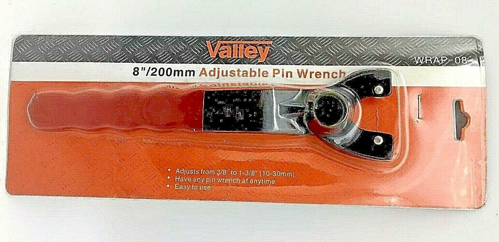Valley Adjustable Pin Wrench WRAP-08