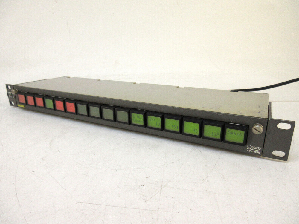 Evertz CP-1000E Intelligent Router Control Panel Routing Switch CP1000E