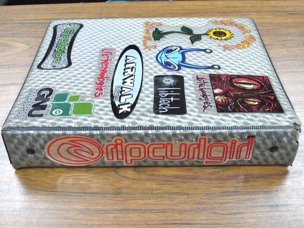 Snowboard Decals 3-Ring Binder Notebook K & M Company