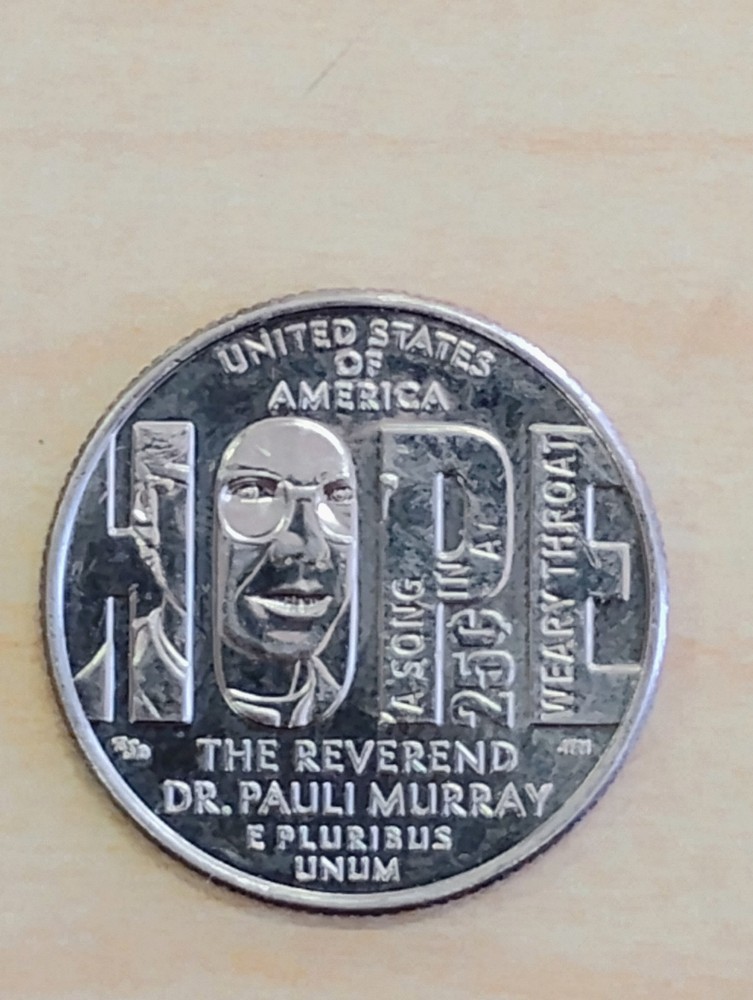 2024-D Hope Dr. Murray Washington 25cent Quarter Errors IN COD We Trust, P Error
