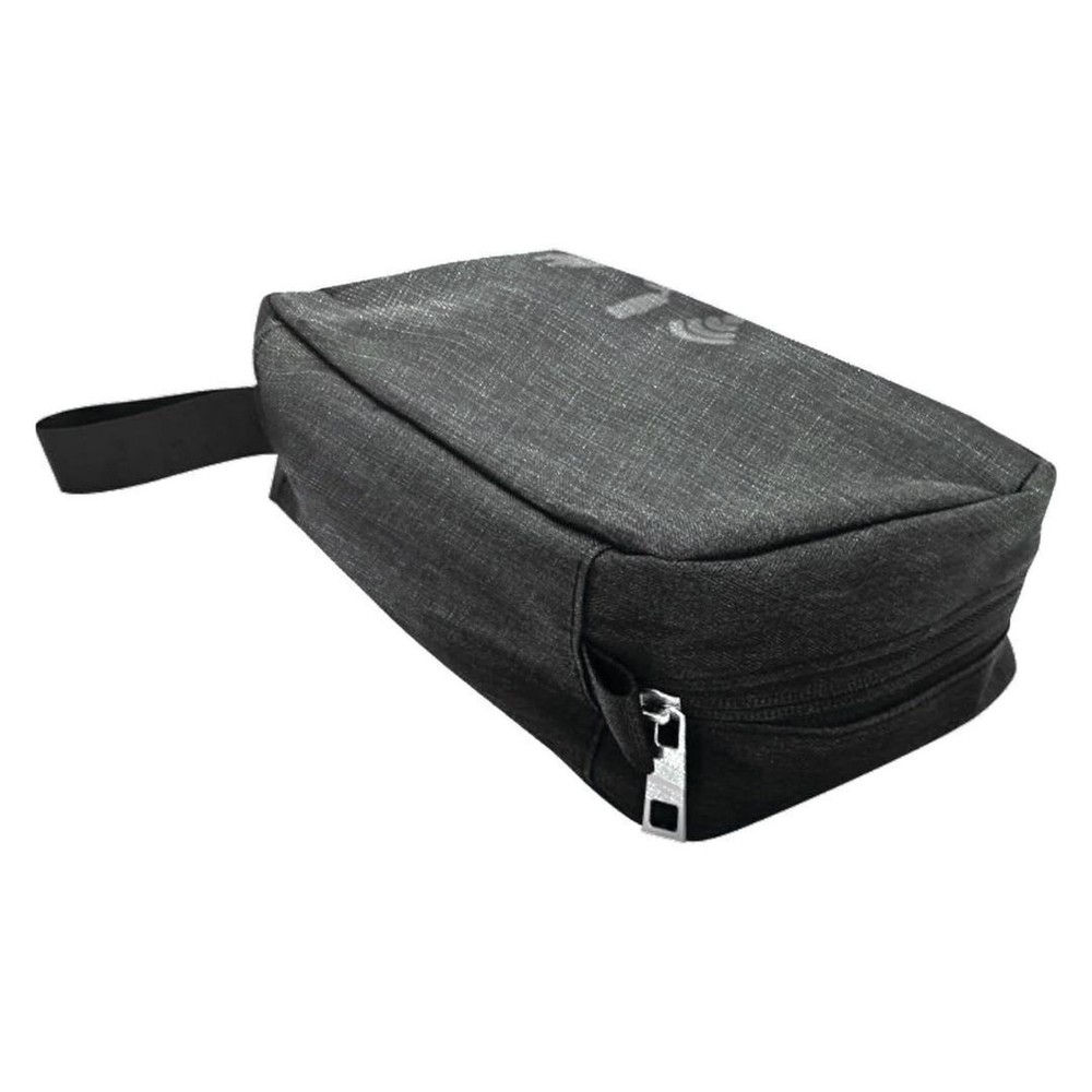 Maxell Folding Storage Travel Case Zippered Pockets (Black)