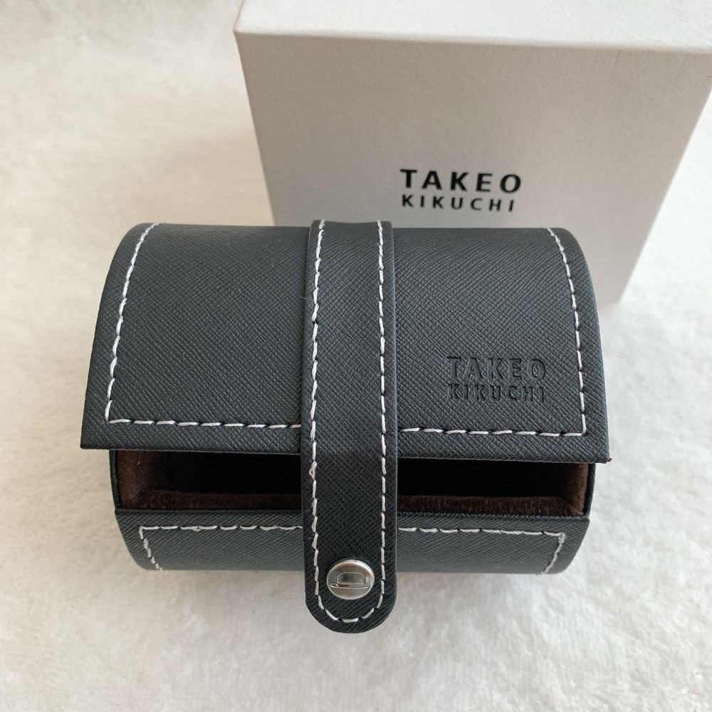 TAKEOKIKUCHI Tie Navy Silk 100 Boxes
