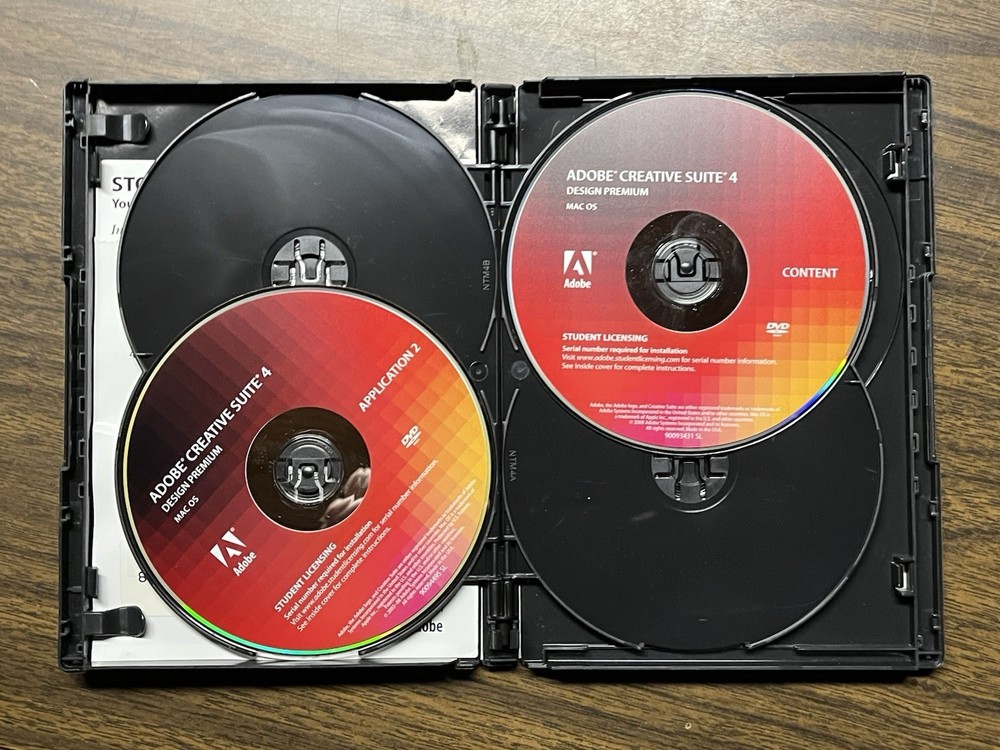 Adobe Creative Suite 4 Design Premium Mac OS Student Licensing