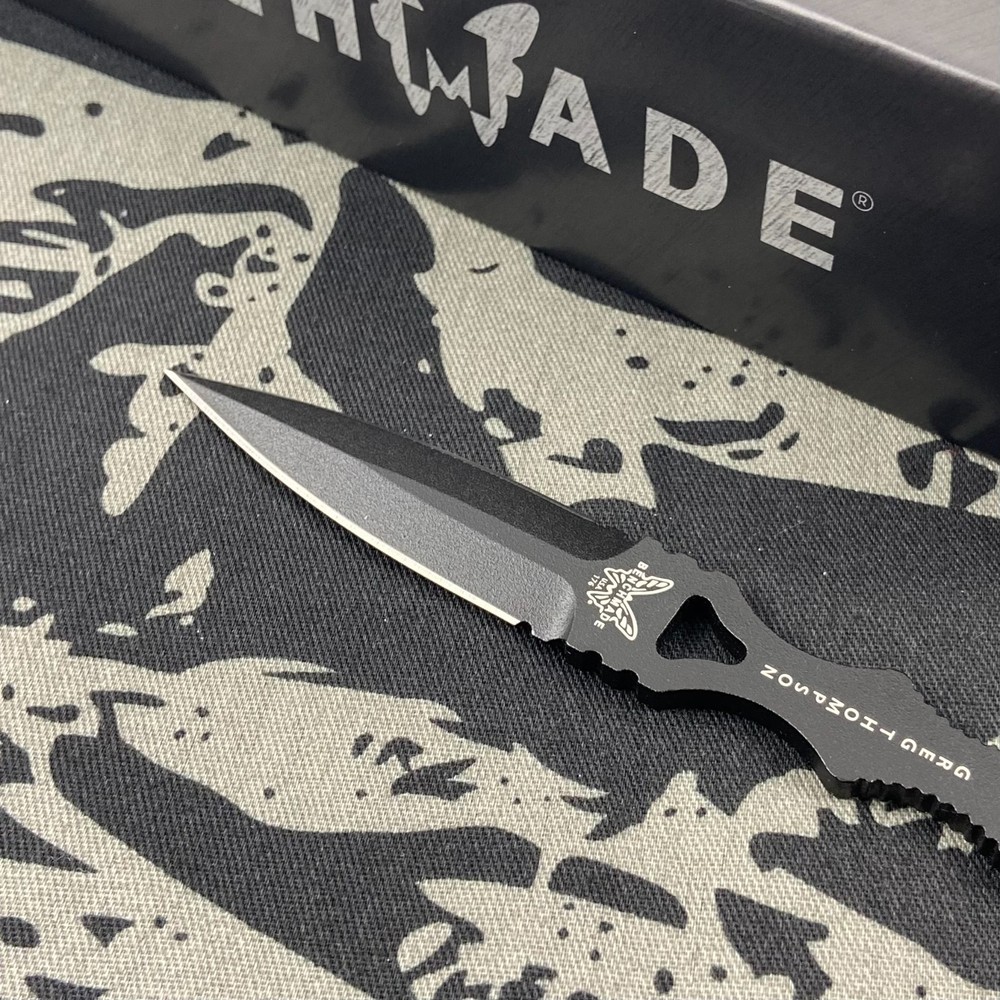 Benchmade 176BK SOCP Dagger Black Sheath Fixed Blade Tactical Knife