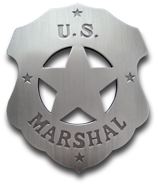 Old Western U.S.Marshal Badge - Boxed