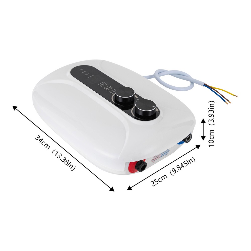 220V 5500W Electric Water Heater Instant Hot Water Heater Tankless Water Heater