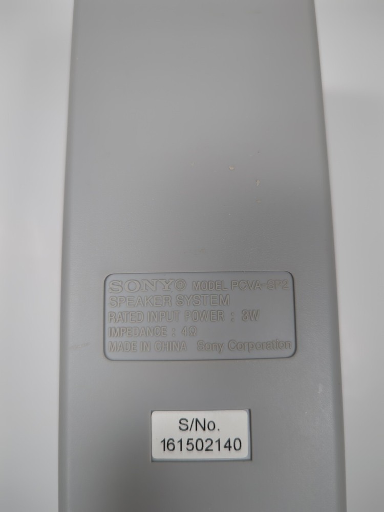 Sony Speakers Model PCVA-SP2 w/ Power Supply