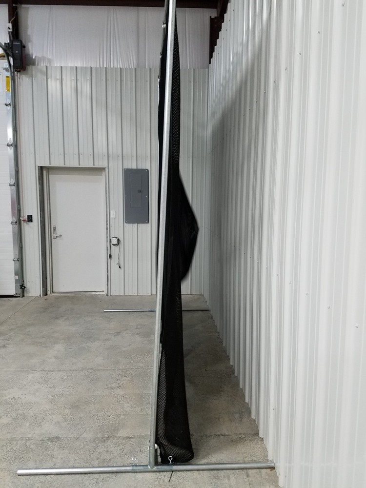 Golf Net Practice Baffle 10' x 10' w/ Frame Kit and Optional Golf Practice Turf
