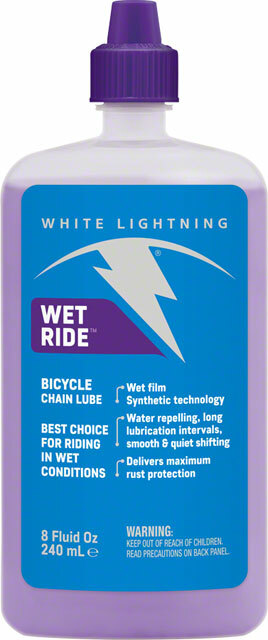 White Lightning Wet Ride Lube 8oz Drip
