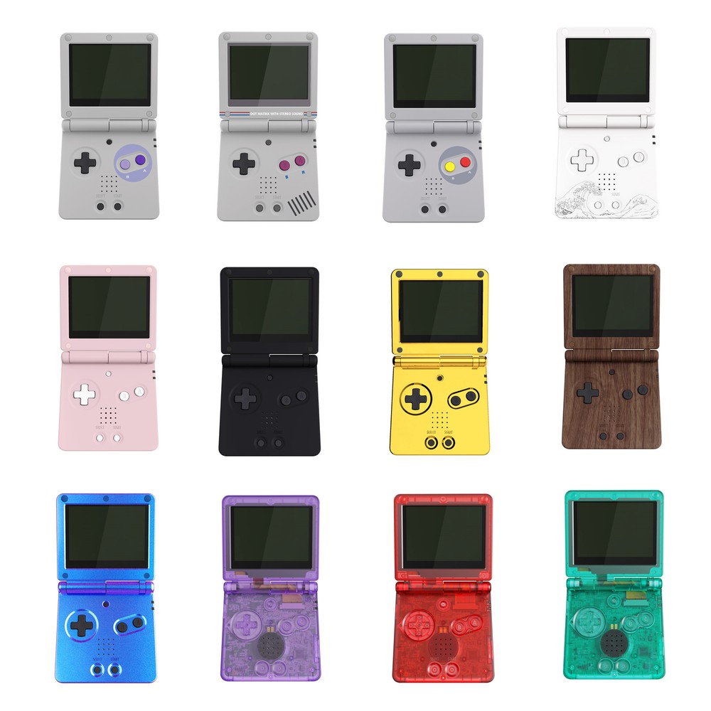 IPS Upgraded GBA SP Replacement Housing Shell Buttons for Game Boy Advance SP