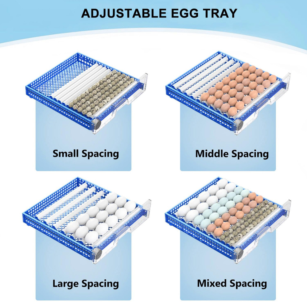 Automatic Eggs Incubator, Large Incubators for Hatching Eggs with Automatic Egg