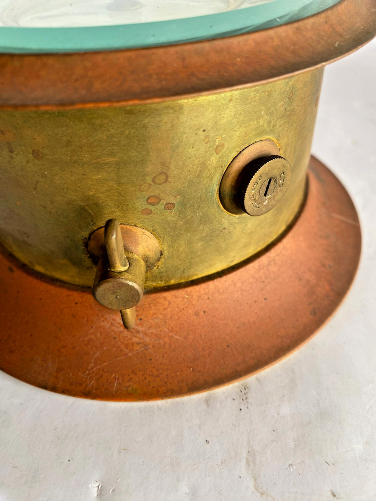 Vintage Brass Ship's Clock - Chelsea Clock
