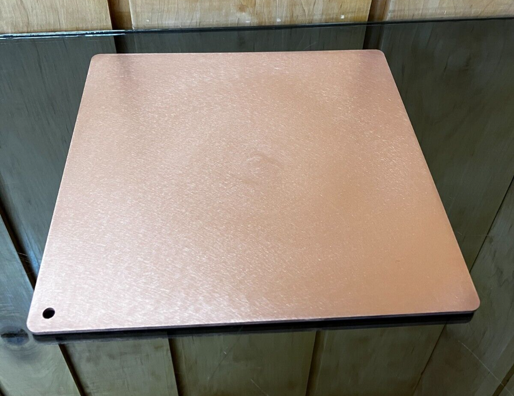 1/8” Thick Pure Copper Heat Diffuser 9” Square Stove Topper Defrost Plate