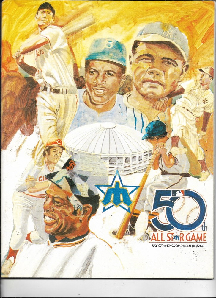 50TH ALL STAR GAME--JULY 1979--SEATTLE KINGDOME---PROGRAM