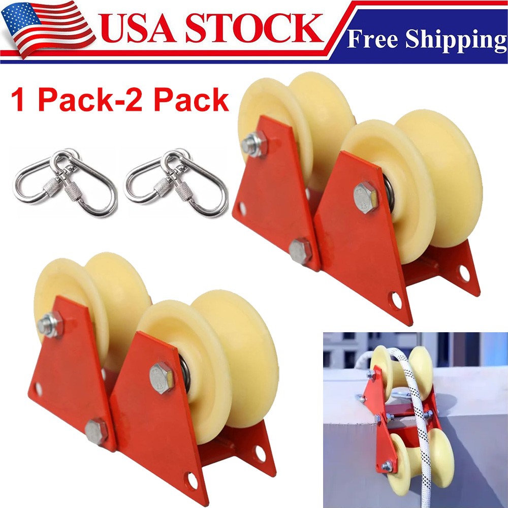 Heavy-Duty Foldable Manual Pulley System with Durable Metal Frame Labor-Saving