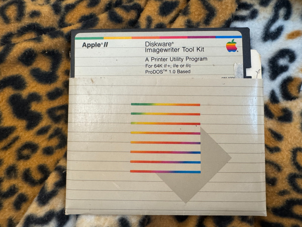 Apple II Diskware Imagewriter Tool Kit A Printer Utility Program - 5.25 Media