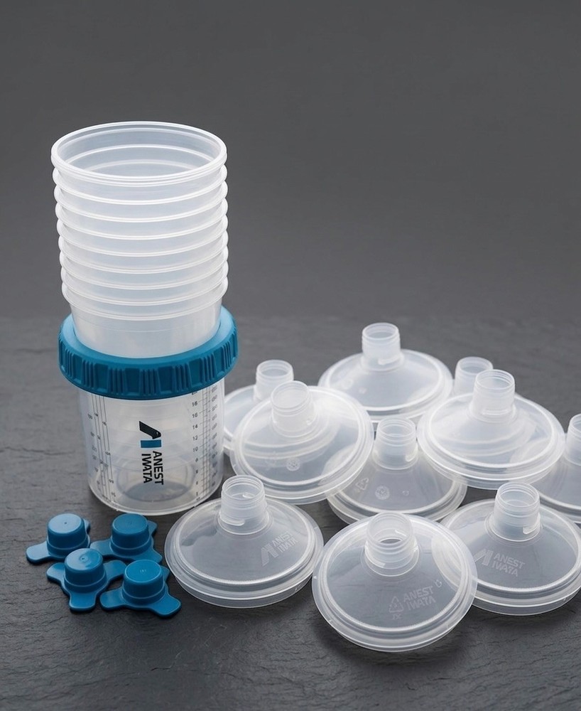 Iwata Fast Flow Cups FFS 10 Lids and Liners Kit