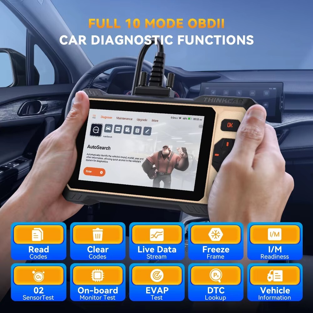 ThinkScan 662 Bidirectional ABS SRS Engine Car OBD2 Scanner Diagnostic Scan Tool