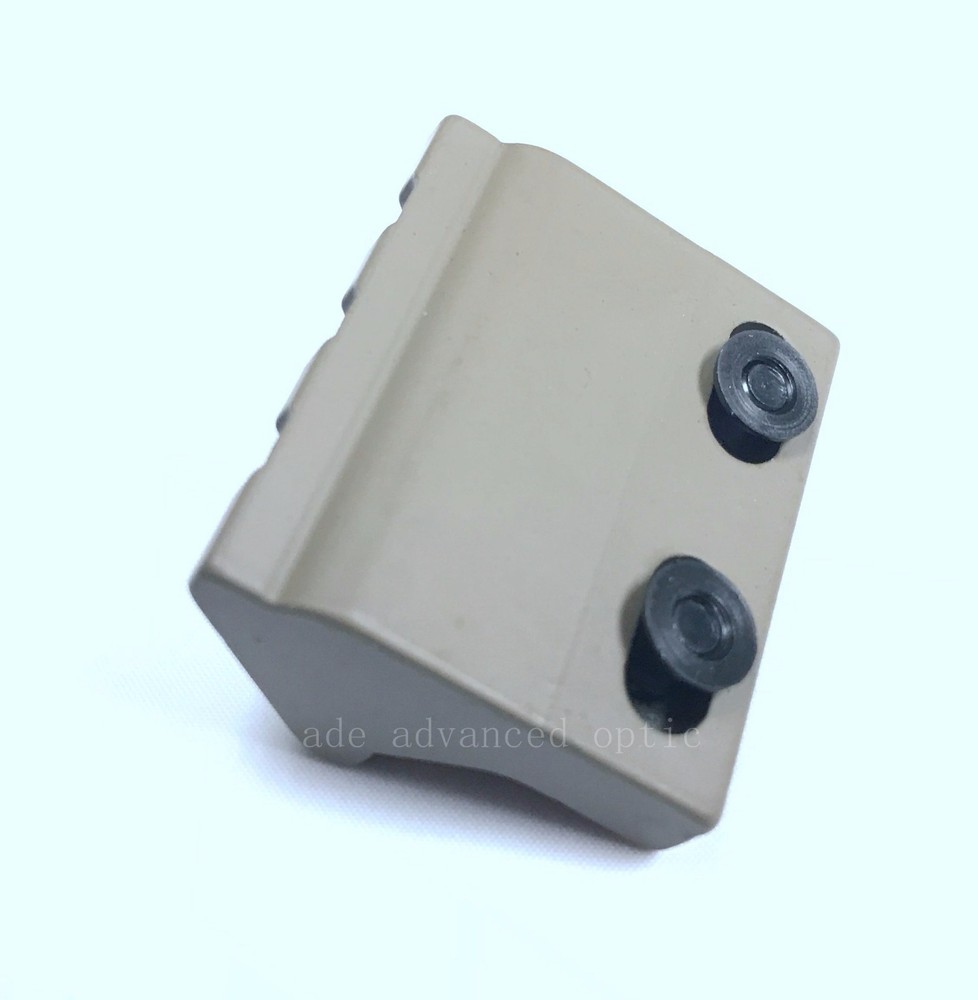 FDE!45 Deg Offset Picatinny Rail Section Keymod Flat Dark Earth for AIRSOFT