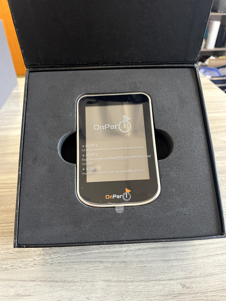 OnPar Touchscreen GPS Rangefinder, New Open Box, Tested