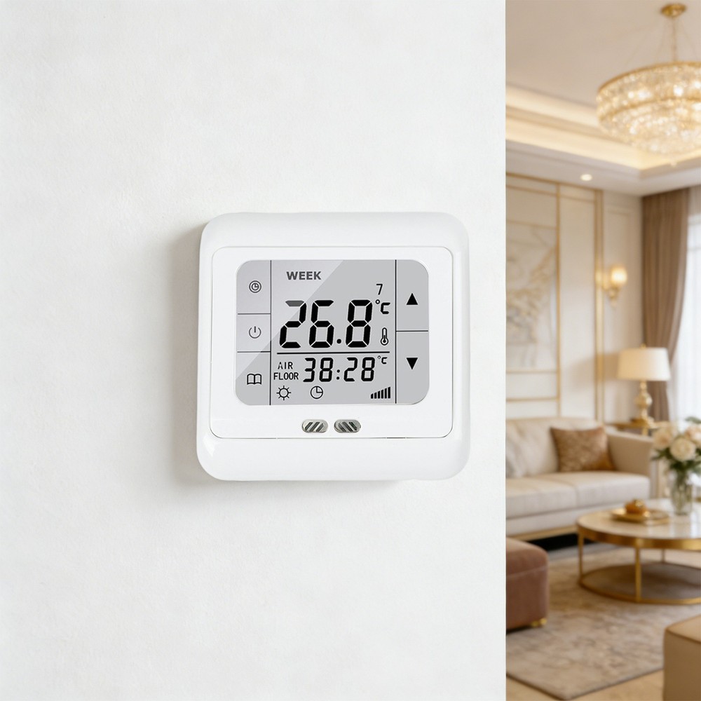 Temperature Control System for Underfloor Heating with Touchscreen Display