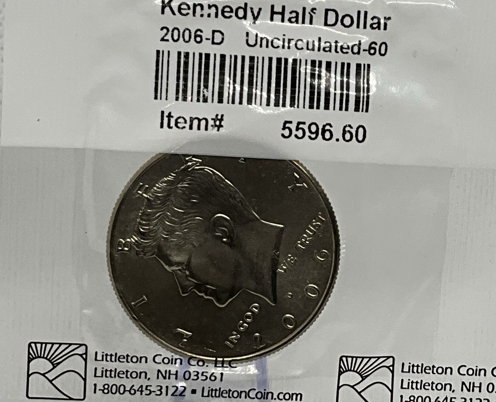 2006-D Kennedy Half Dollar Uncirculated-60