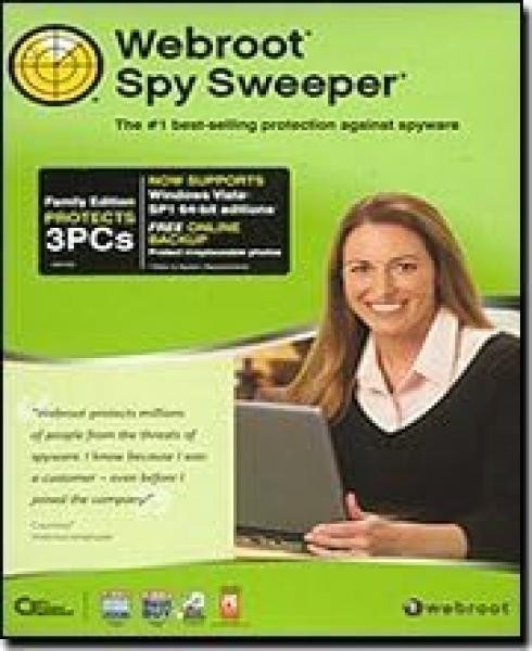 2006 Webroot Spy Sweeper - 3-User - Windows XP (TB-SS-107-FF-A1)
