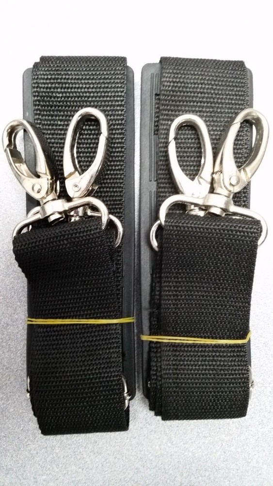 2-pack Adjustable Shoulder Straps for Universal Bag or Case - Large Metal Clasp