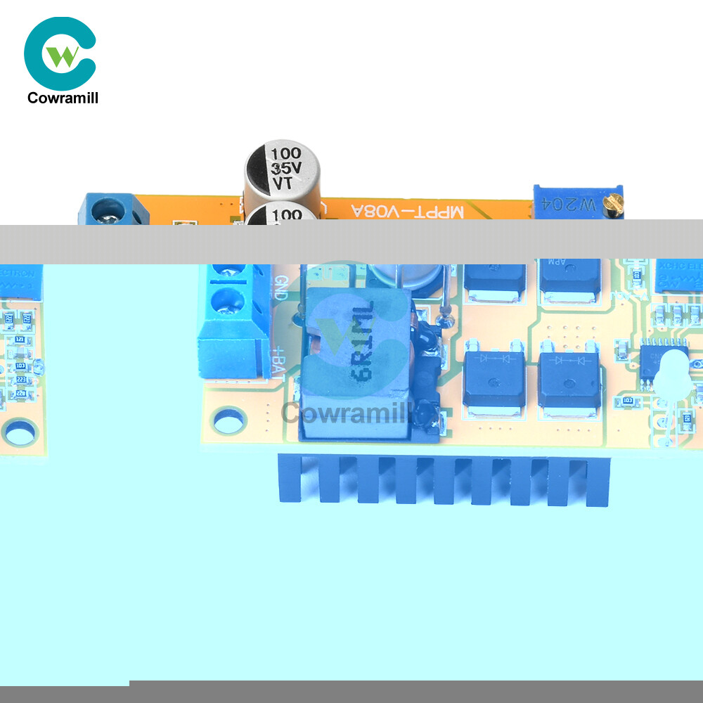 DC8-28V 5A 100W MPPT Solar Charging Panel Regulator Controller 9V 12V 24V Switch