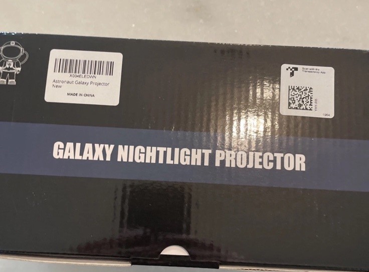 Brand New In Box Galaxy Nightlight Projector Robot