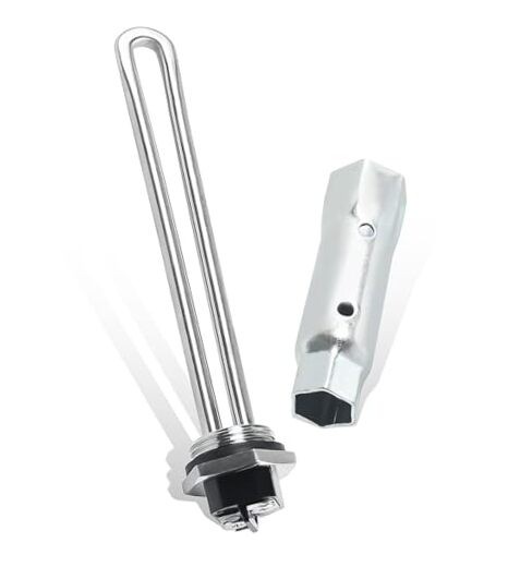 520900 RV Electric Hot Water Heater Element with Wrench Socket Replacement