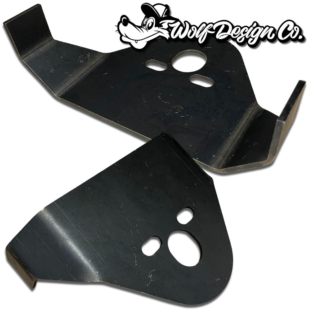 Over The Axle Bag Bracket Mount With Upper Step Notch Bag Plates