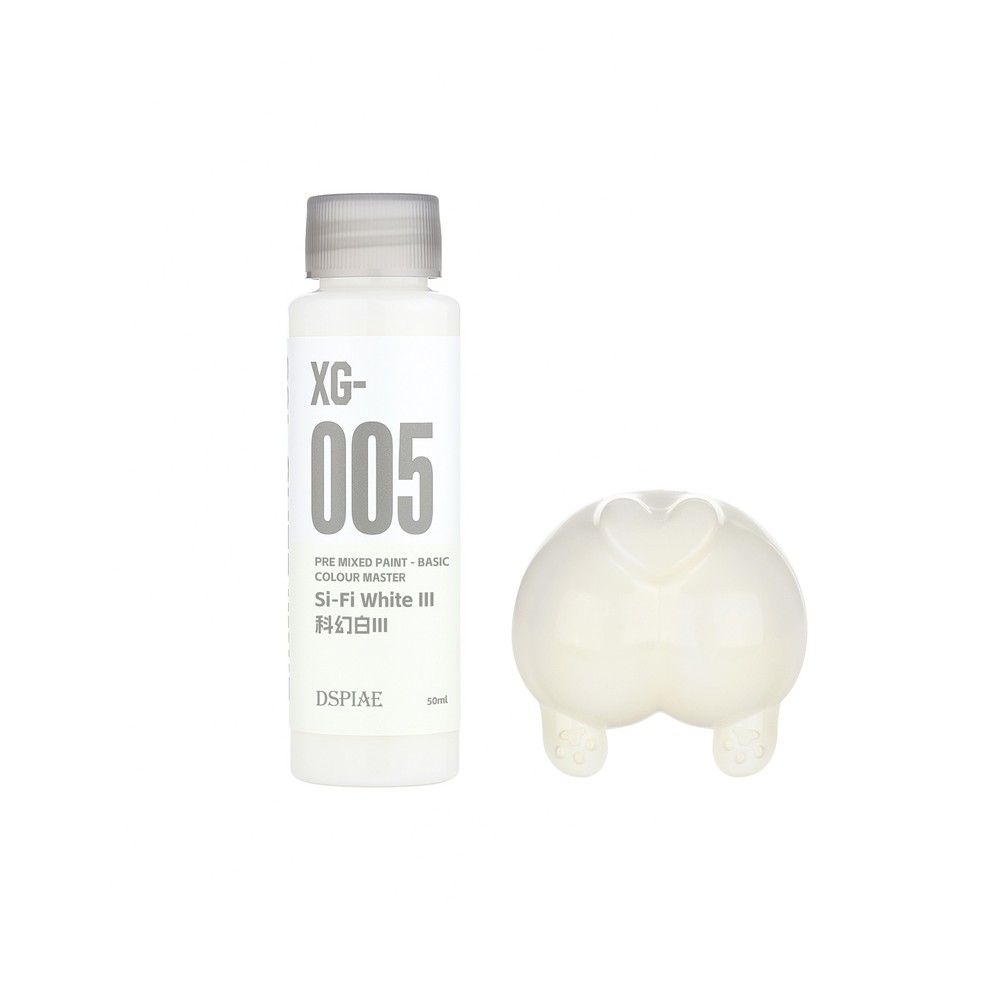 1PC DSPIAE XG Series Water-based Pre-mixed Paint 50ML - Basic Color Master