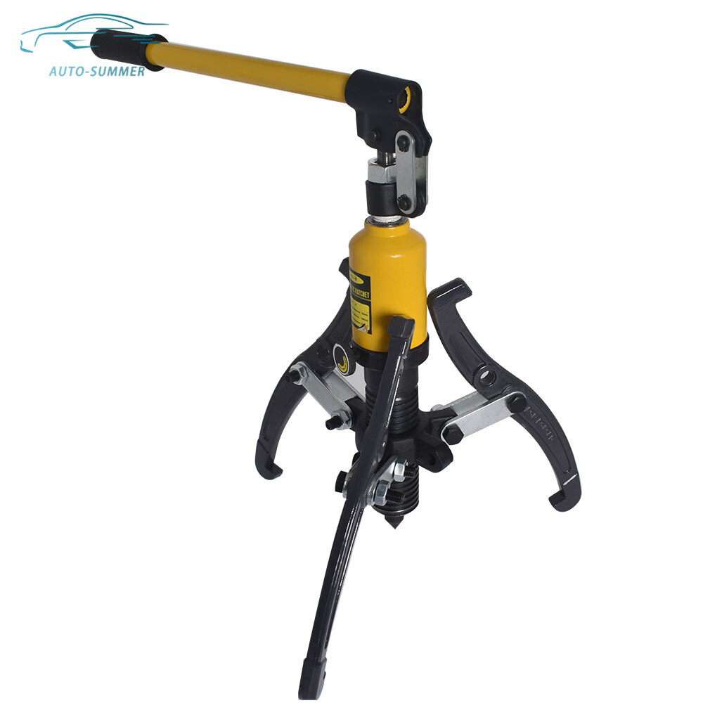 5T Hydraulic Bearing Gear Puller Wheel Hub Puller Separator Garage Tool 3-Jaws