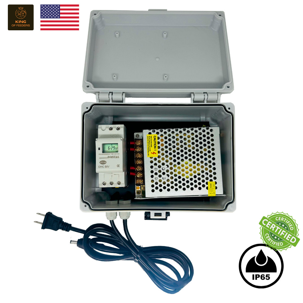 Automatic Feeder with Timer – Feed Dispenser for Small & Large Animals