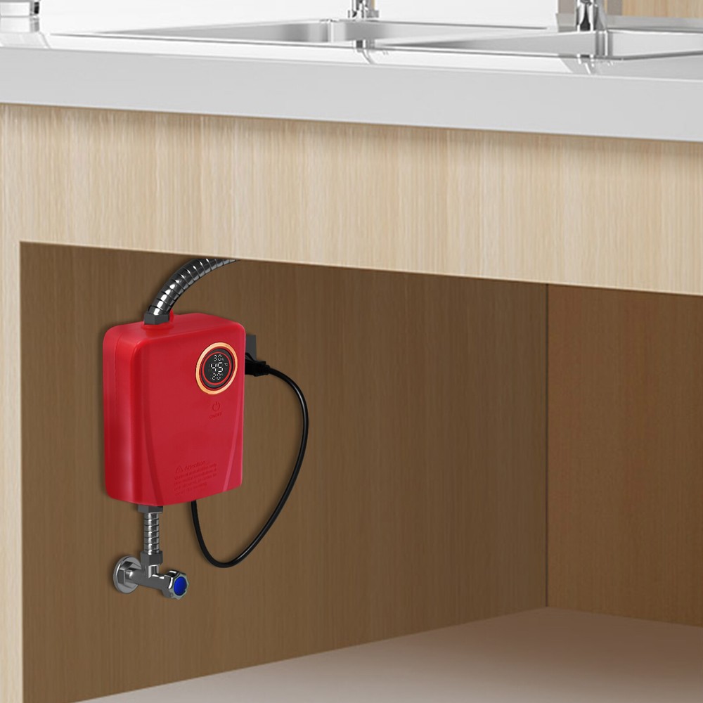 3000w Electric Water Heater Portable Instant Water Heater Under the Sink Basin