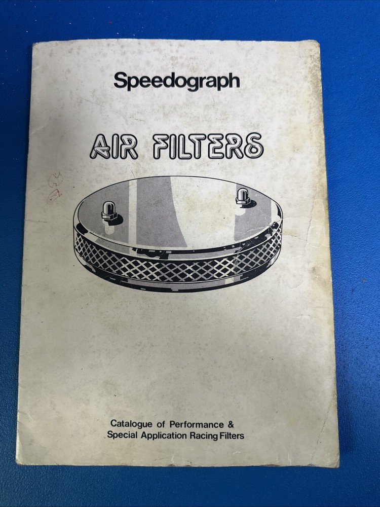 SPEEDOGRAPH PERFORMANCE AIR FILTERS CATALOGUE  SAME DAY DISPATCH