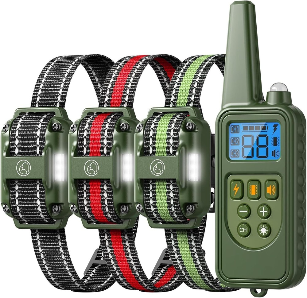 Dog Training Collar with Remote, 2600FT Range, 4 Training Modes Beep, Shake
